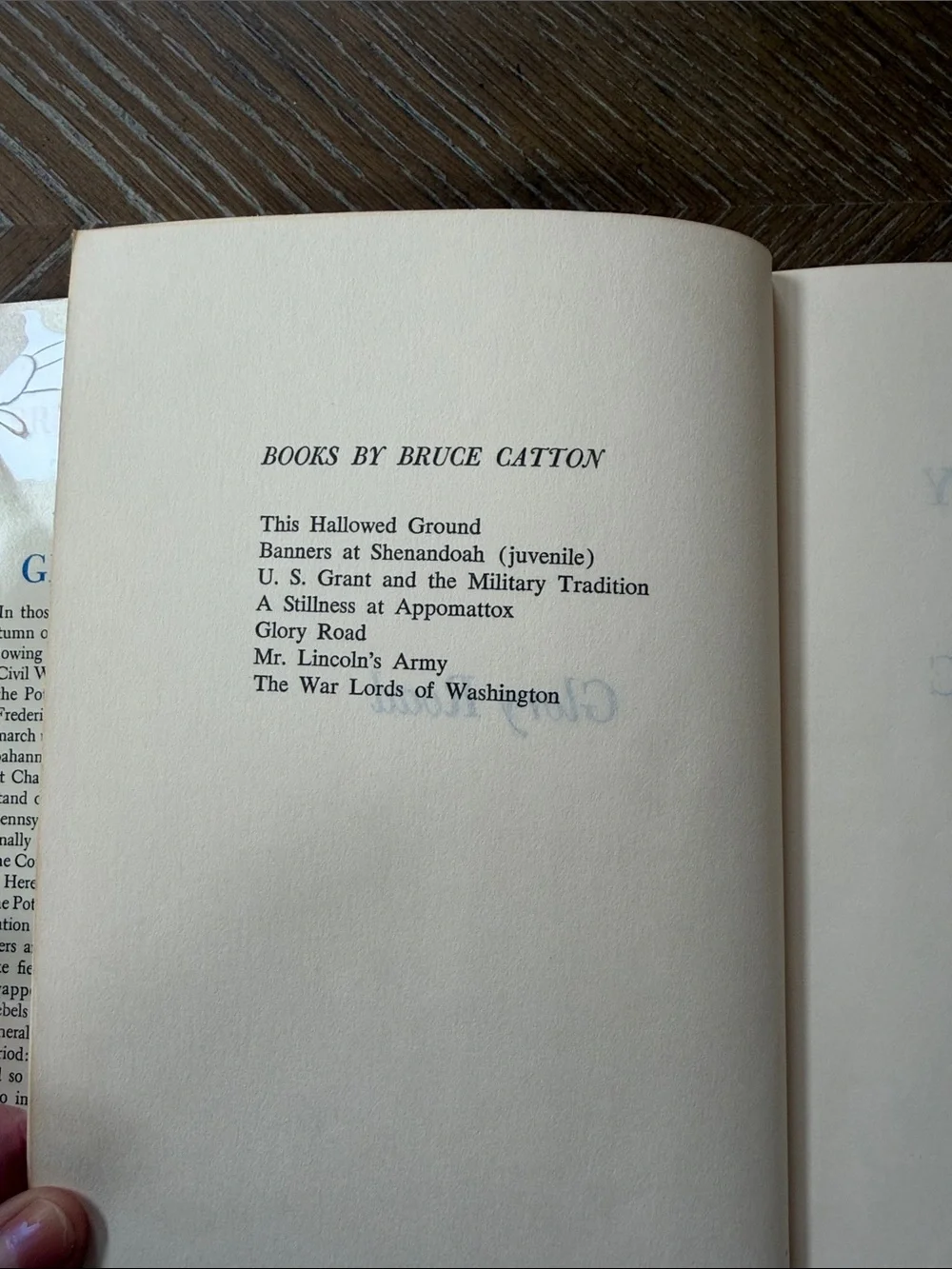'Glory Road' Bruce Catton the army of the Potomac hardcover 1952